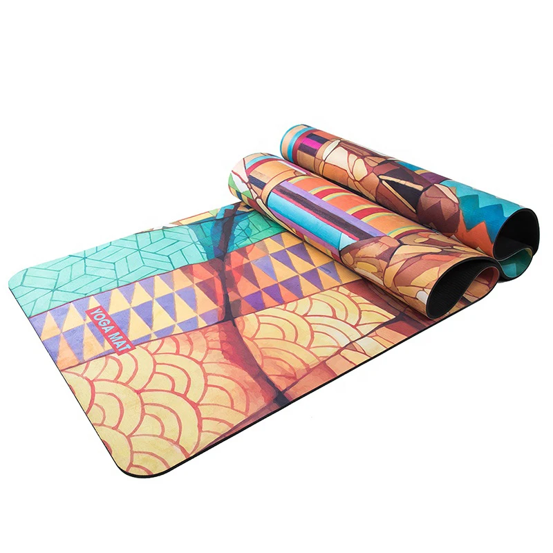 

Professional Waterproof Eco Non Slip Yoga Mat with Print,Vegan Yoga Mat