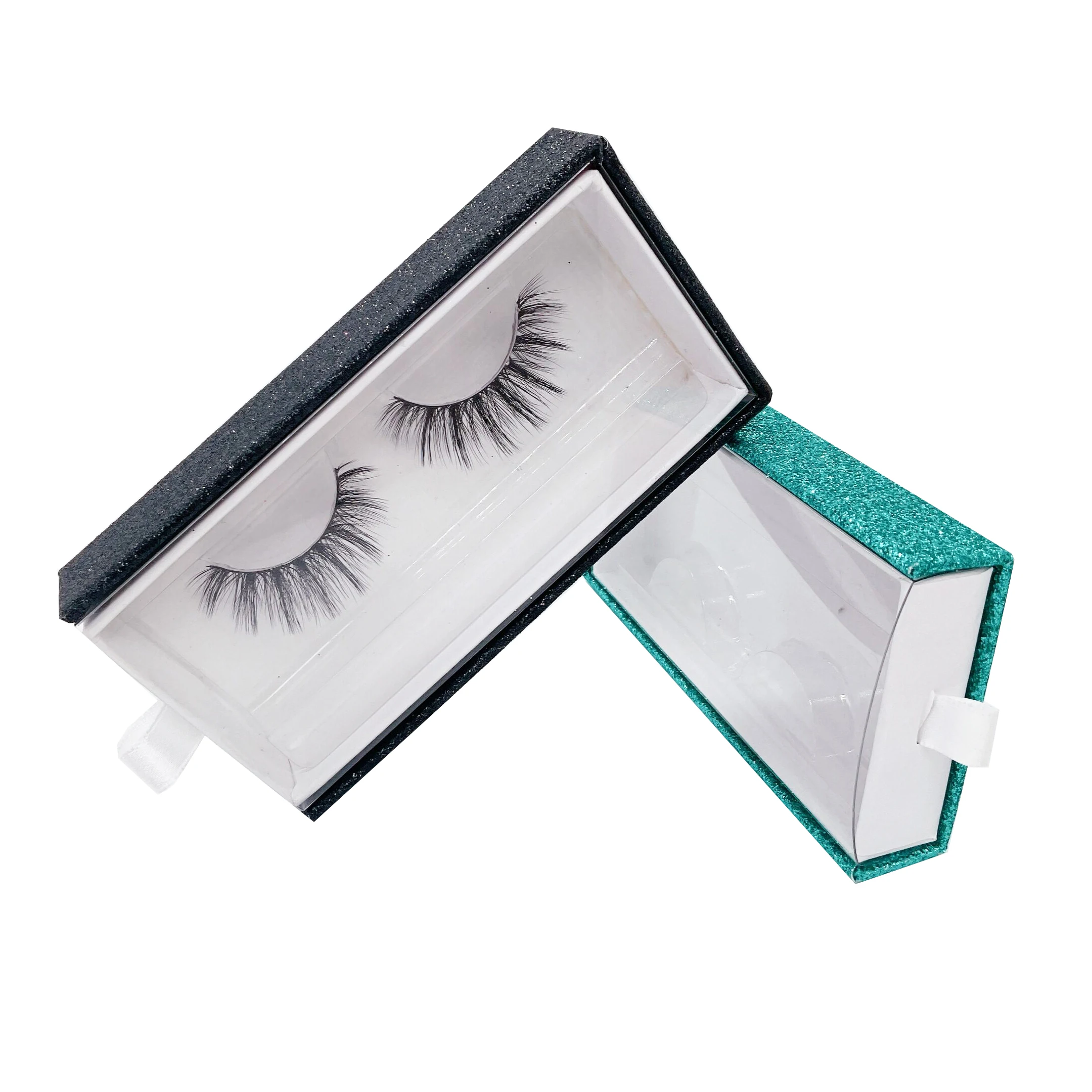 

faux mink eyelashes 3d luxury whispy synthetic eyelashes, Black color