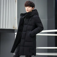 

long parkas winter jacket men hooded warm Windproof Coat
