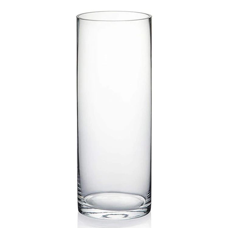 

Wholesale Cheap Cylinder Glass Flower Vase For Home Decor, Transparent