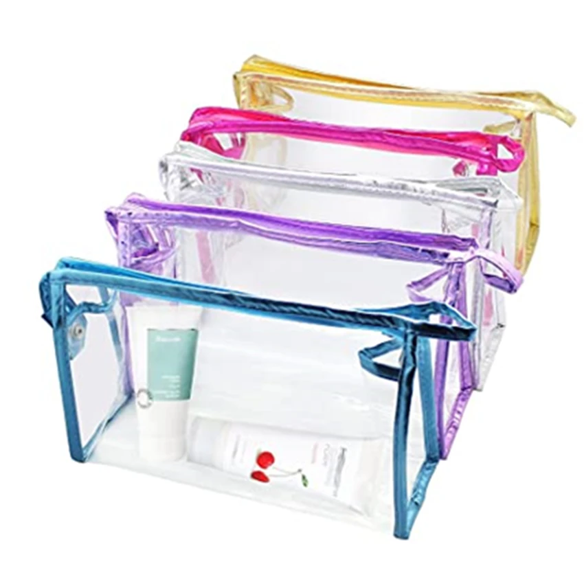 

PVC Transparent Plastic Makeup Organizing Bags