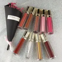 

Free Sample Custom design waterproof long lasting vegan nude private label makeup gloss lip gloss liquid lipstick cosmetics