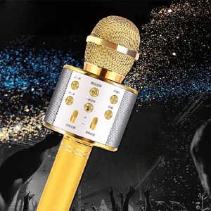 

2020 Handheld bluetooth wireless microphone professional Portable Factory wholesale new product For USB for karaoke microphone