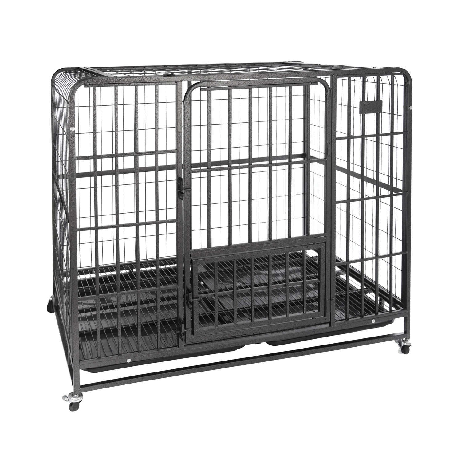 

Made China Superior Quality Wheels Outdoor Heavy Duty Dog Crate Kennels Large Dog Cage