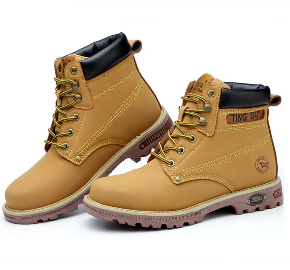 

Hot Sale Industrial Shoes Anti Puncture anti Slip Men security boots Steel Toe sneakers Safety shoes Boots