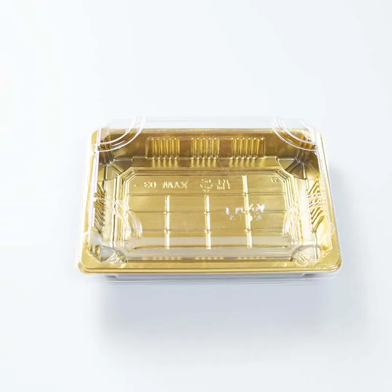 

NO.3 Customized Disposable Ps Sushi Food Box Packaging Plastic Sushi Container Takeaway Box Tray On Sale