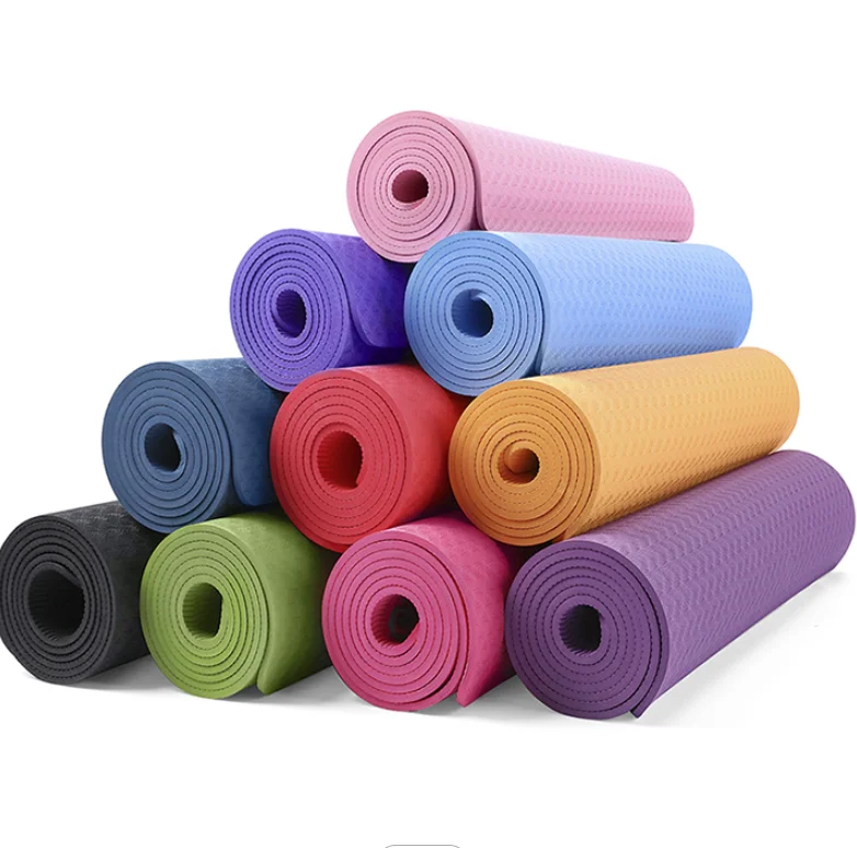 

Jointop Professional Eco-friendly Non Slip Design Exercise Gym Fitness 6mm Custom Tpe Yoga Mat, Customized color