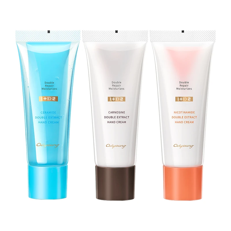 

Hand Cream Private Label moisturizing Carnosine Double Extract Hand Care for Wrinkles Hands