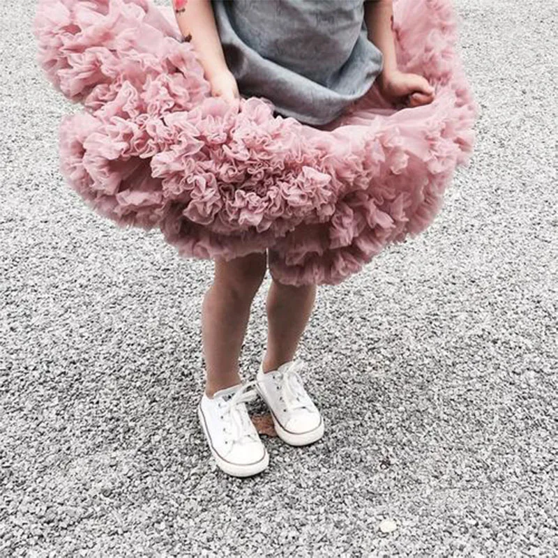 

Cute Baby Girls TUTU Short Skirts for Children Thick Princess Tutu Short Skirt, Pink yellow purple red blue green