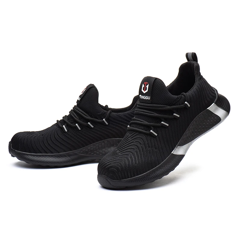 

Top quality sneaker sport work industrial man safety shoes, Red