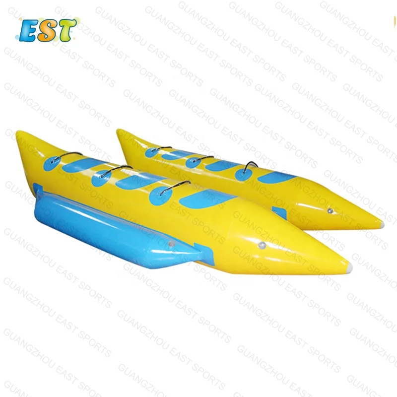 

Surfing Inflatable Banana Fishing Boat Towable Inflatable Banana Boat for Sale, Blue, red, green, yellow