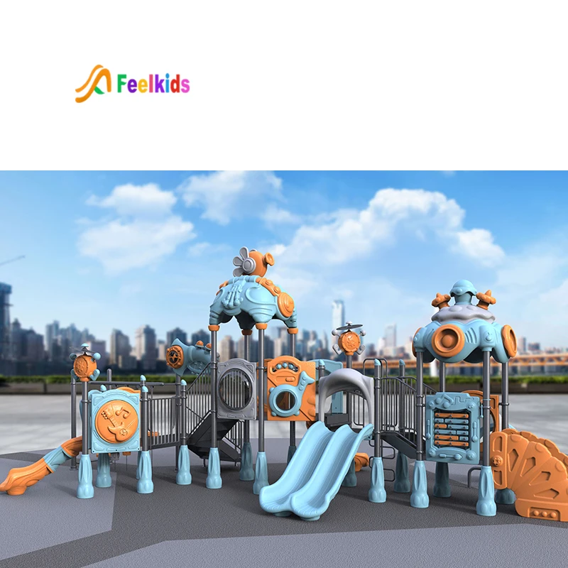 

Fashion style Custom playground slide equipment preschool kids favourite toy playhouse, As pic