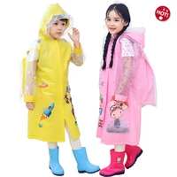 

Hot Sell Fashion plastic rainsuit PVC hooded children raincoat for kids