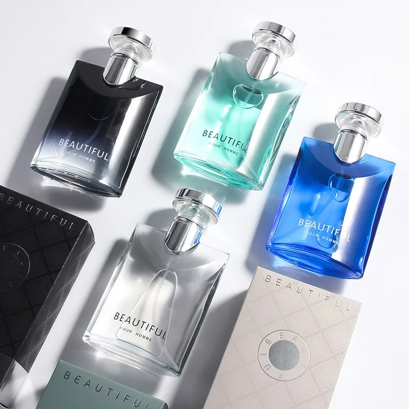 

OEM Private Label Luxury Designers Parfum de marque Parfum men Branded lasting cologne for men perfume 100ml, Black/gray/blue/green