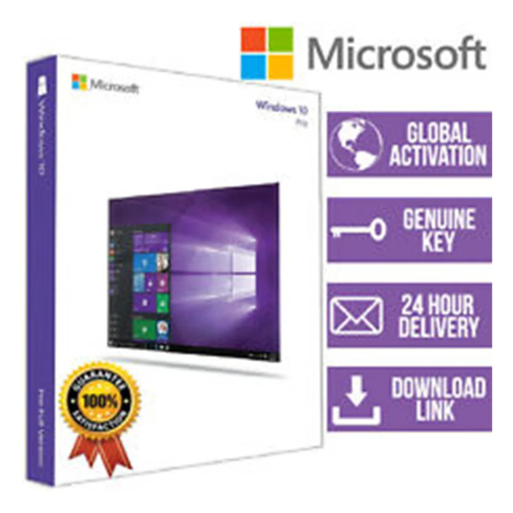 Original Win10 pro Product key Instant Delivery Microsoft Windows 10 Pro Digital Download Operating System Software