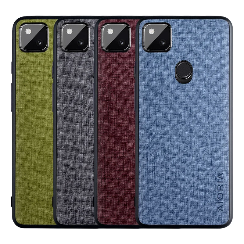 

Fashion Fabric & Hard PC & Soft TPU case for Google Pixel 6 5 4A 5G 4 XL