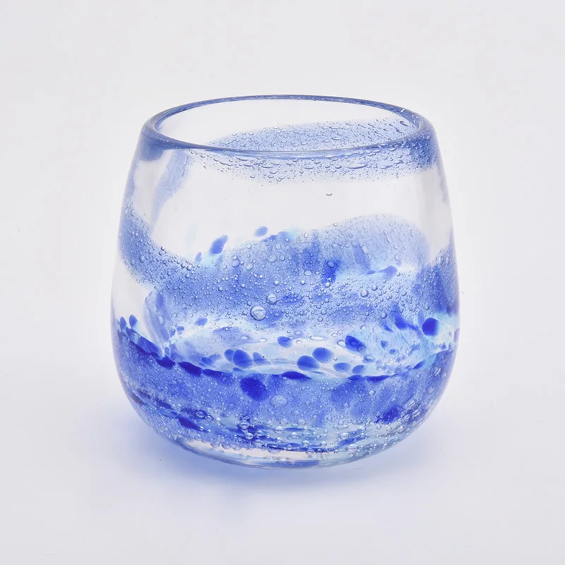 Christimas Decoration Glass Candle Jars