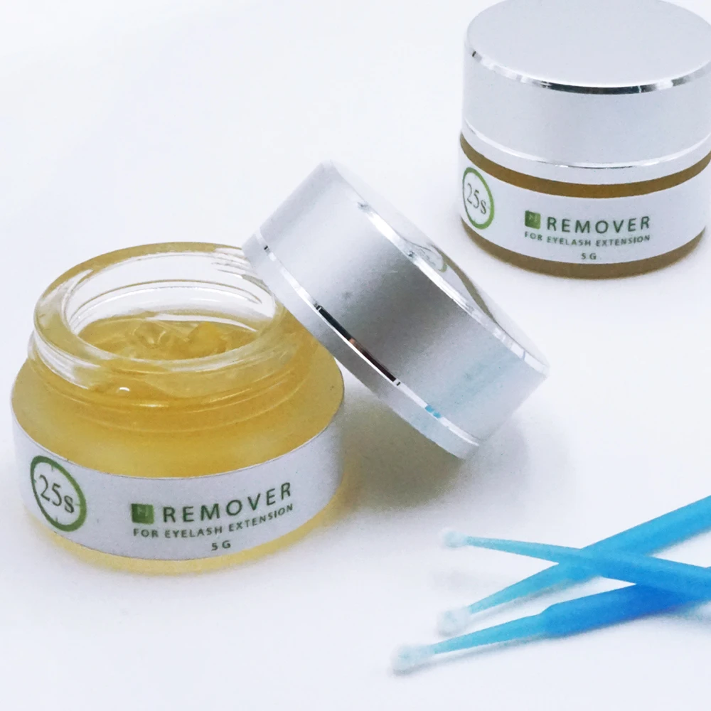 

hot sell luxury mink eyelash remover cream, Gray, light yellow