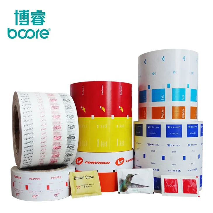 
Sugar sachet paper sugar stick paper salt and sugar packing paper roll 