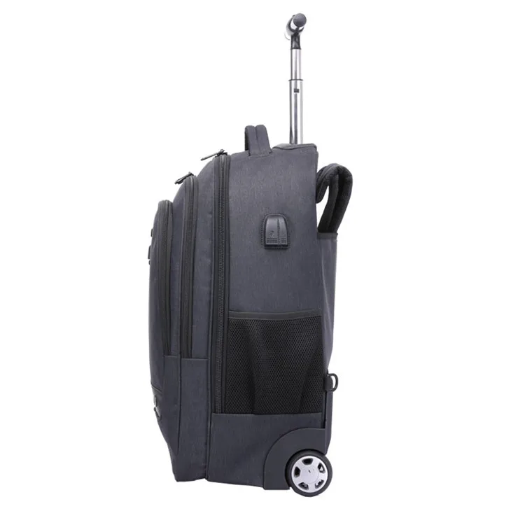 

Custom luggage trolley bags men with trolley travel bag backpack with 2 wheels, Customized color