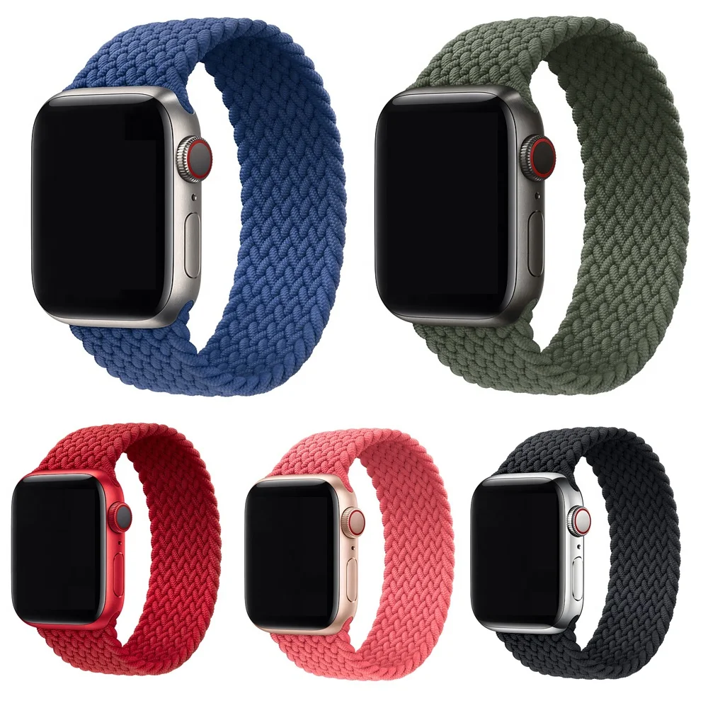 时尚运动女子男子尼龙弹性编织表带 苹果手表表带 Iwatch系列7 6 5 4 3 2 1 38 40毫米42 44毫米 Buy 尼龙弹性apple Watch表带 编织尼龙表带为apple Watch表带 编织带apple Watch Product On Alibaba Com
