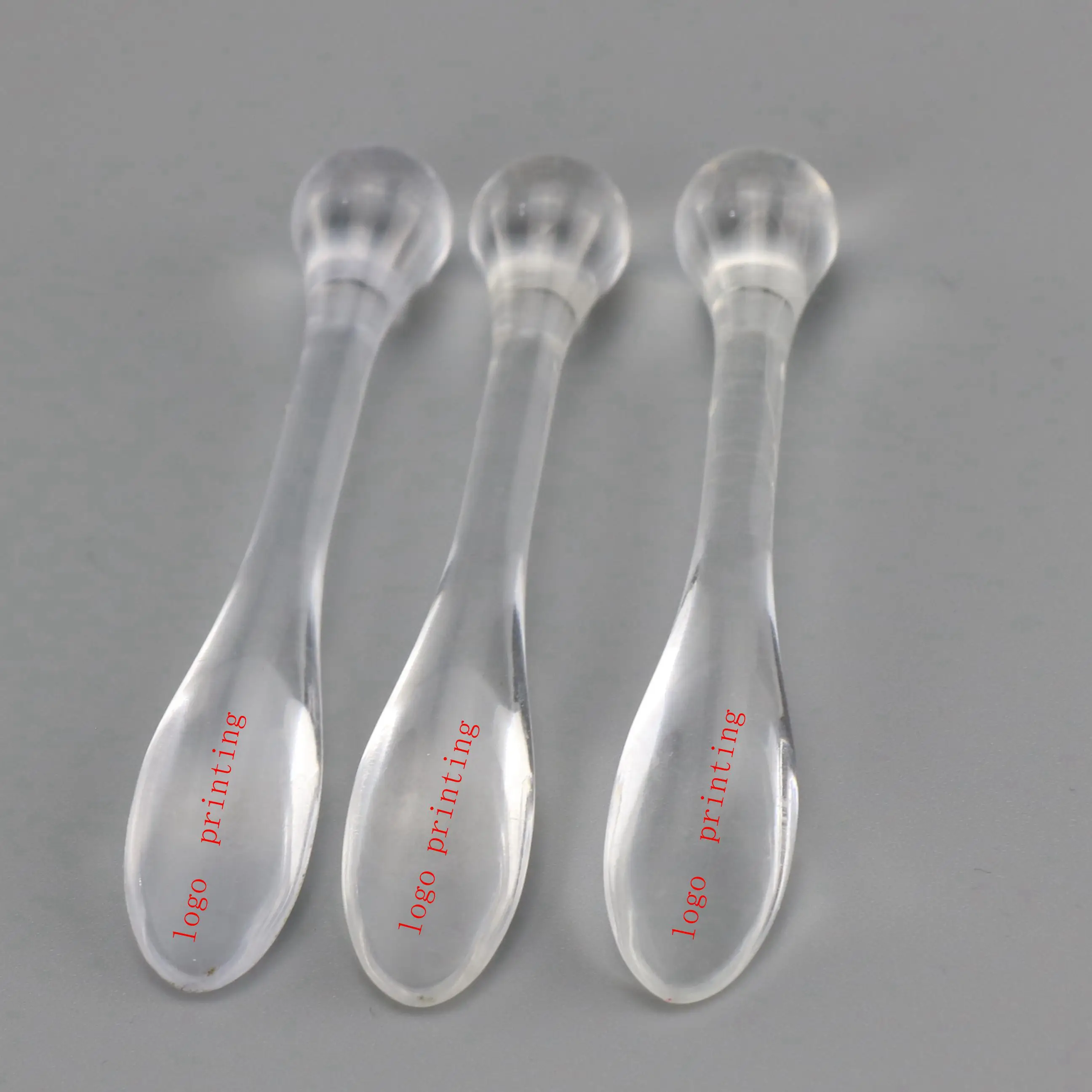 

Hot sale Plastic PP Cosmetic Face Cream Spoons, pp clear cosmetic spatula black cosmetic spatula pp black cosmetic spatula