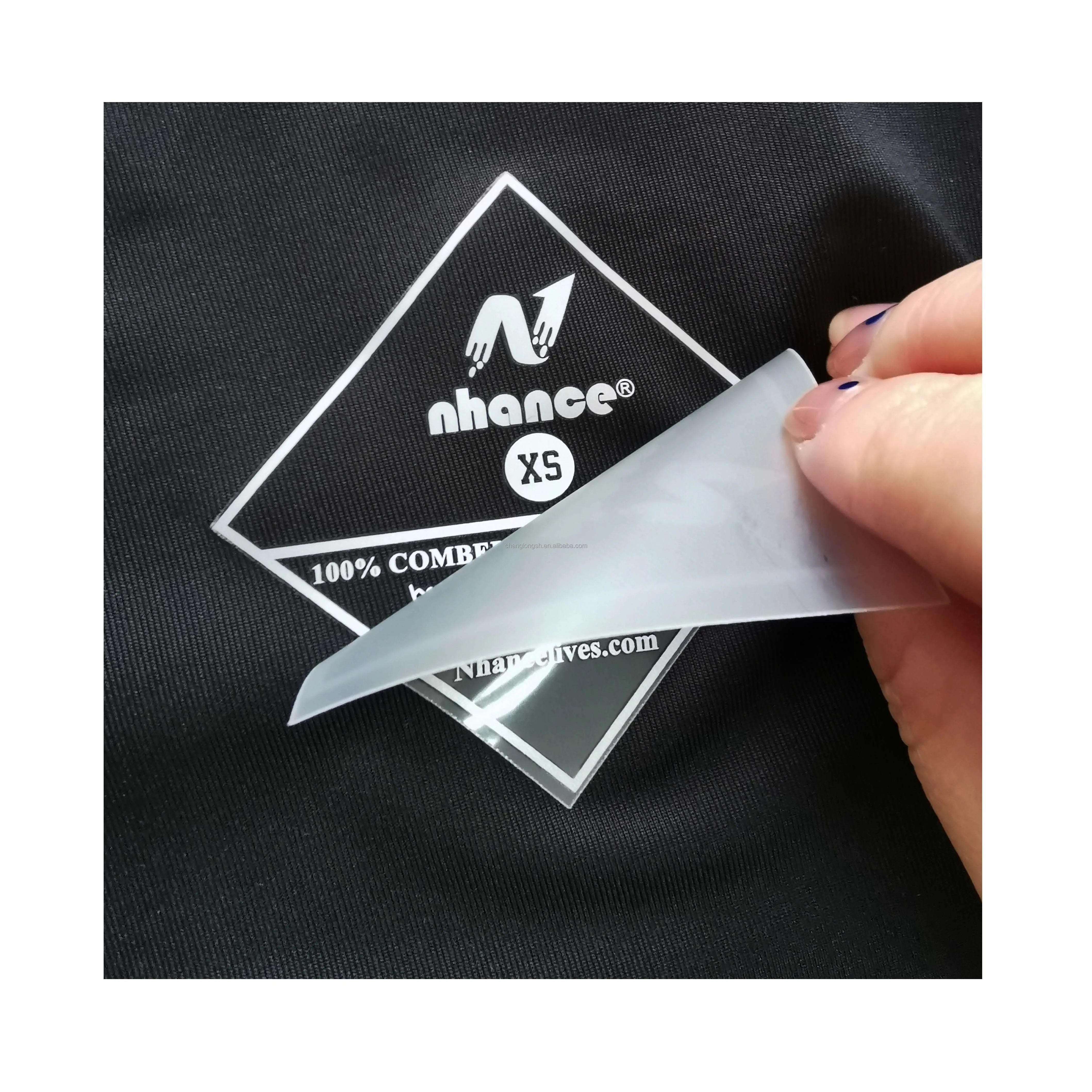 

Custom made logo brand iron on label heat press label transfer tagless heat transfer tag for all clothing, Customized