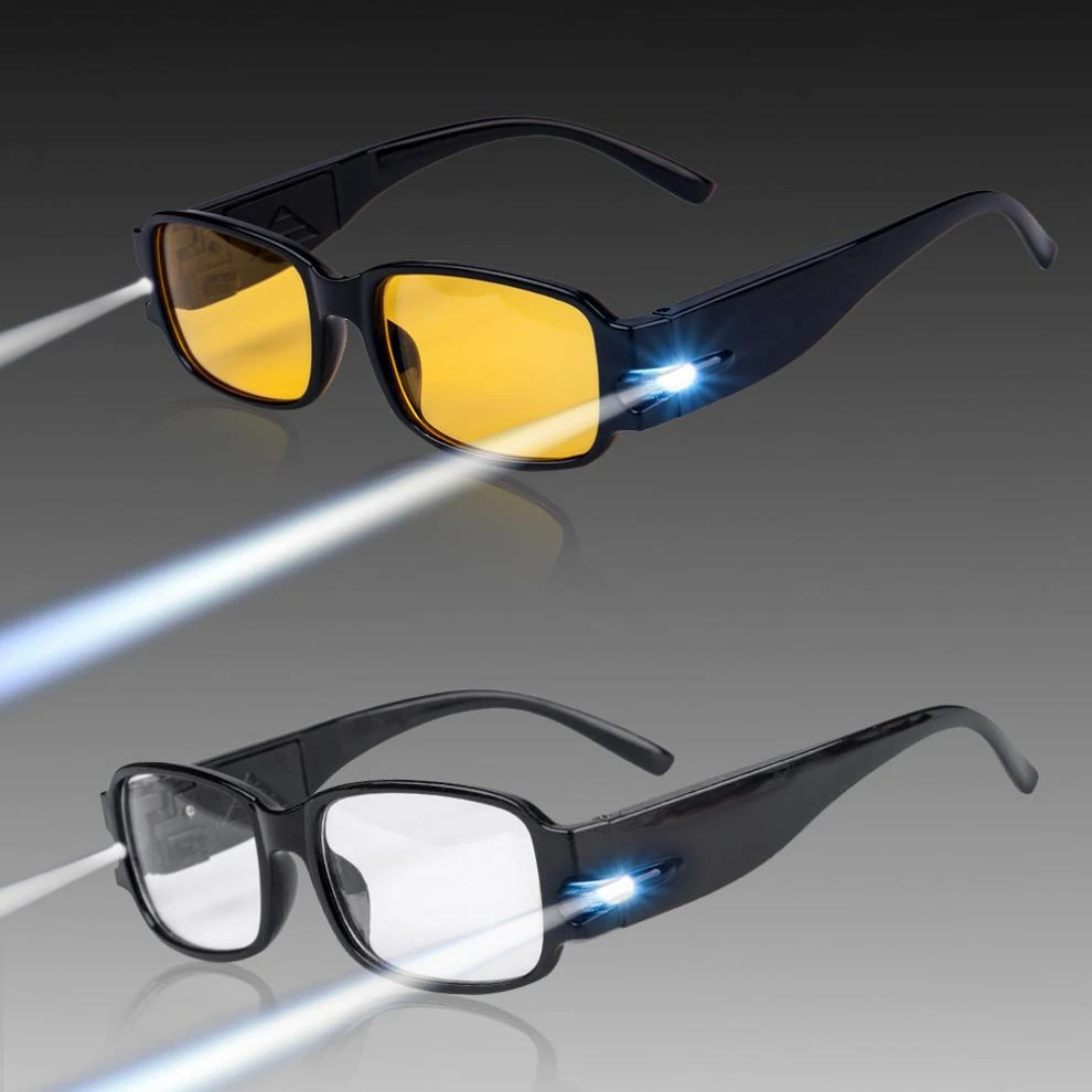 

night vision light LED magnetic therapy with banknote reading glasses optical foldable men women wholesale reader glasses frame, Multi-colors