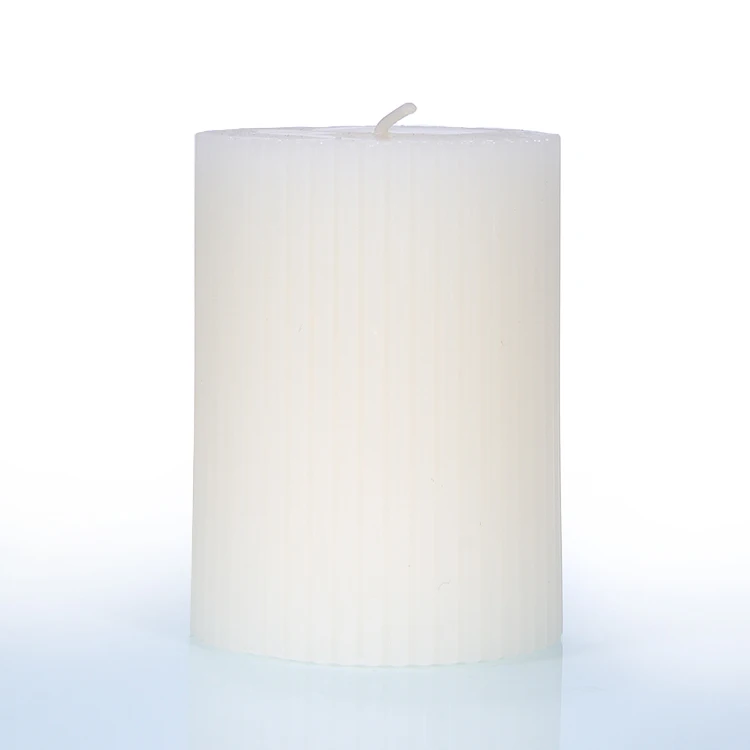 

White paraffin wax candle stick candle