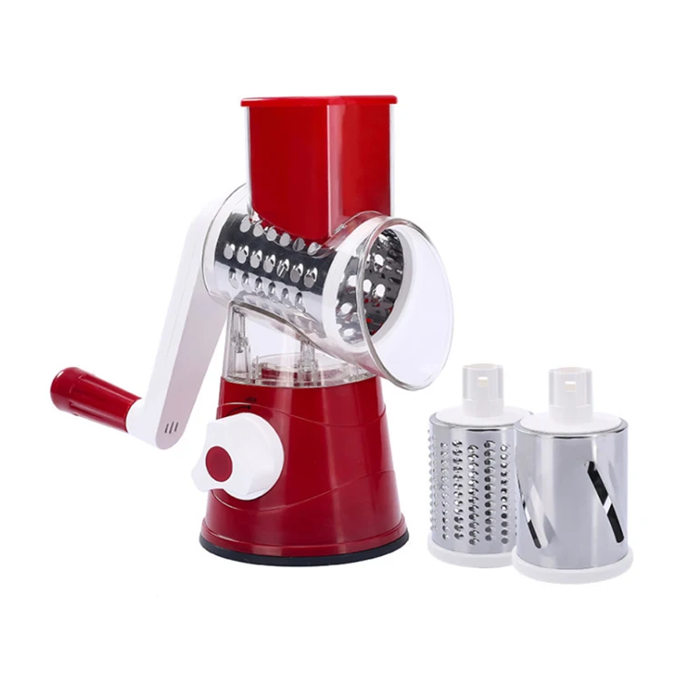

A2496 Kitchen Tools 3-in-1 Food Processor Vegetable Chopper Cutter Hand Roller Meat Mincer Household Manual Meat Grinder, 3 styles