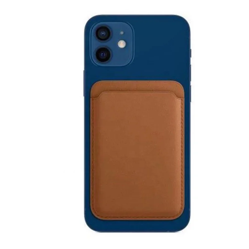 

2021 Wholesale Pu Leather Wallet with MagSafe Case Smartphone Card Holder Magnetic Wallet for iPhone 12