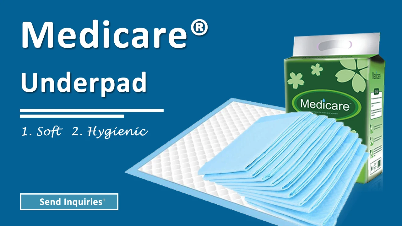 Super Absorbent Disposable Adult Underpad Manufacturer Medical Under Pad Hospital Incontinence Bed Pad