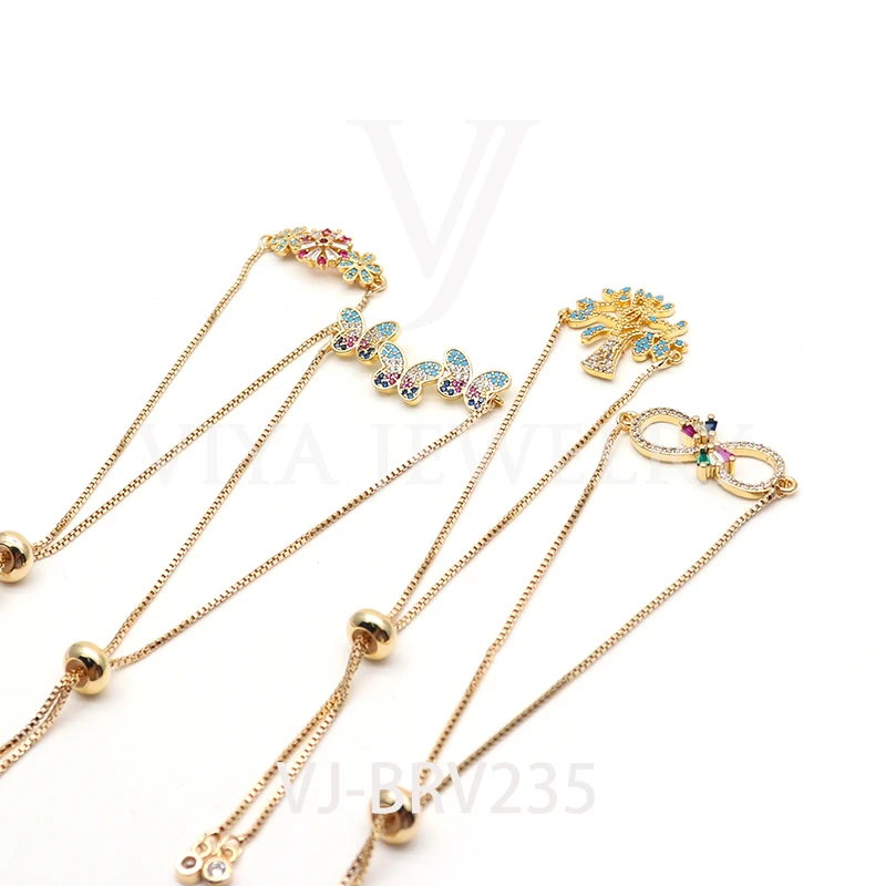 

Wholesale Fashion Ajustable Size Chain Bracelet For Christmas