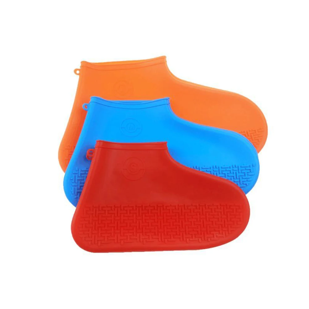 

Waterproof Reusable Non Slip Rubber Rain Shoe Protectors, Blue/ pink/ customized