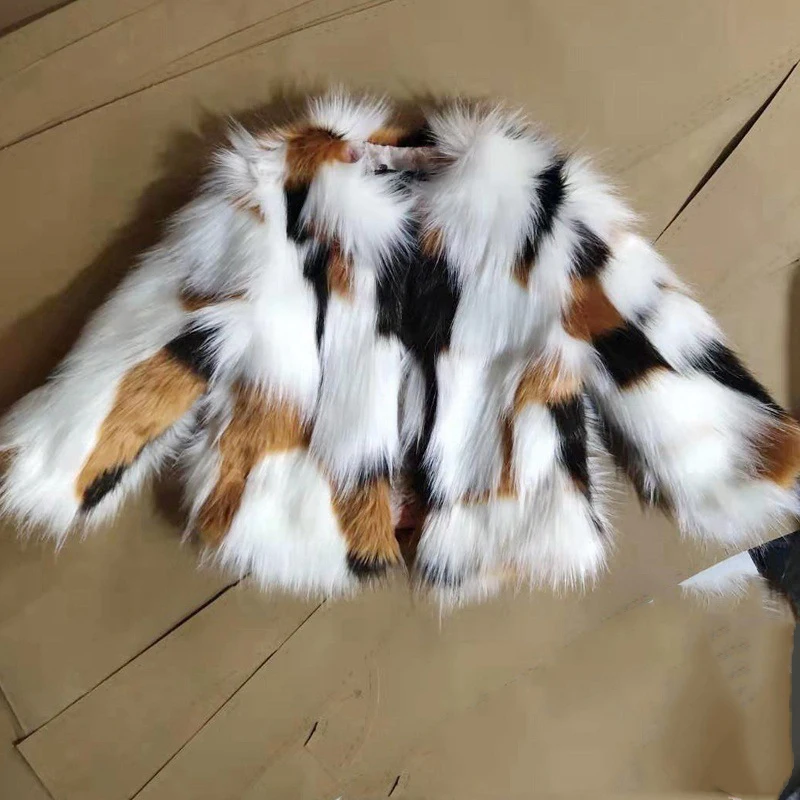 

Winter Toddler Girl Faux Fur Thick Coat Solid Outwear Clothes Warm Baby Girls Autumn Warm Kids Elegant Coat Jacket Thick tops, Picture