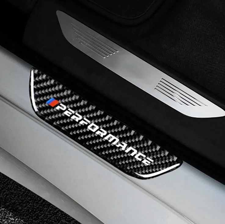 Door Sills Protector Cover Carbon Fiber Sticker For 0814 Bmw X5 E70/x6