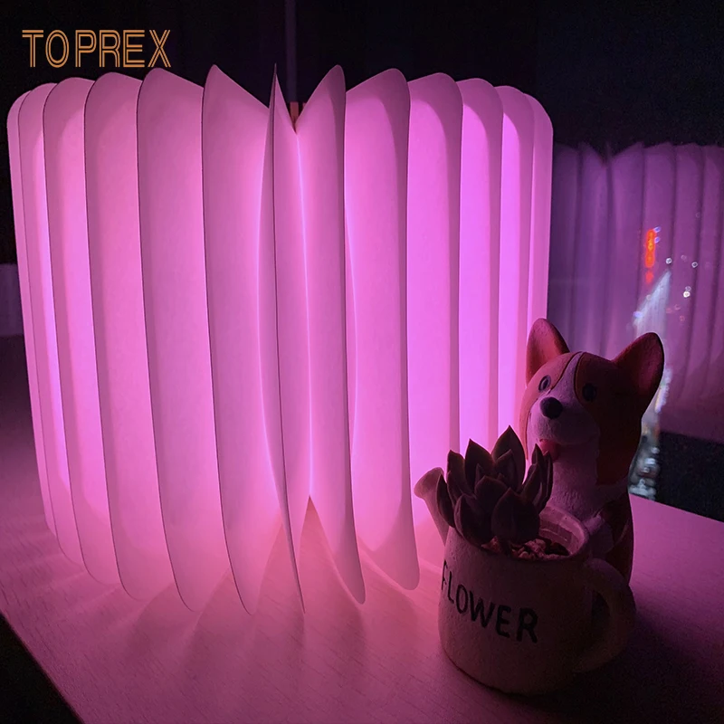 
Rechargeable Folding led book light Portable Led Night Book Lamp Light Table Decoration Ready To Ship 