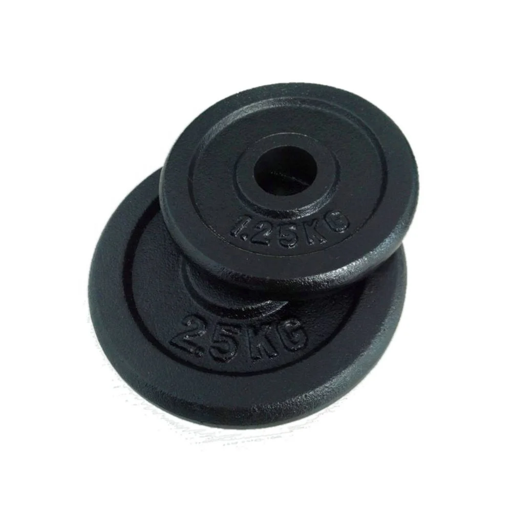 

New style painted barbell plate fitness weight plate, Black