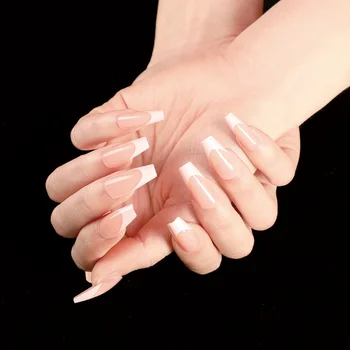 full cover nail tips for artificial fingernails french false