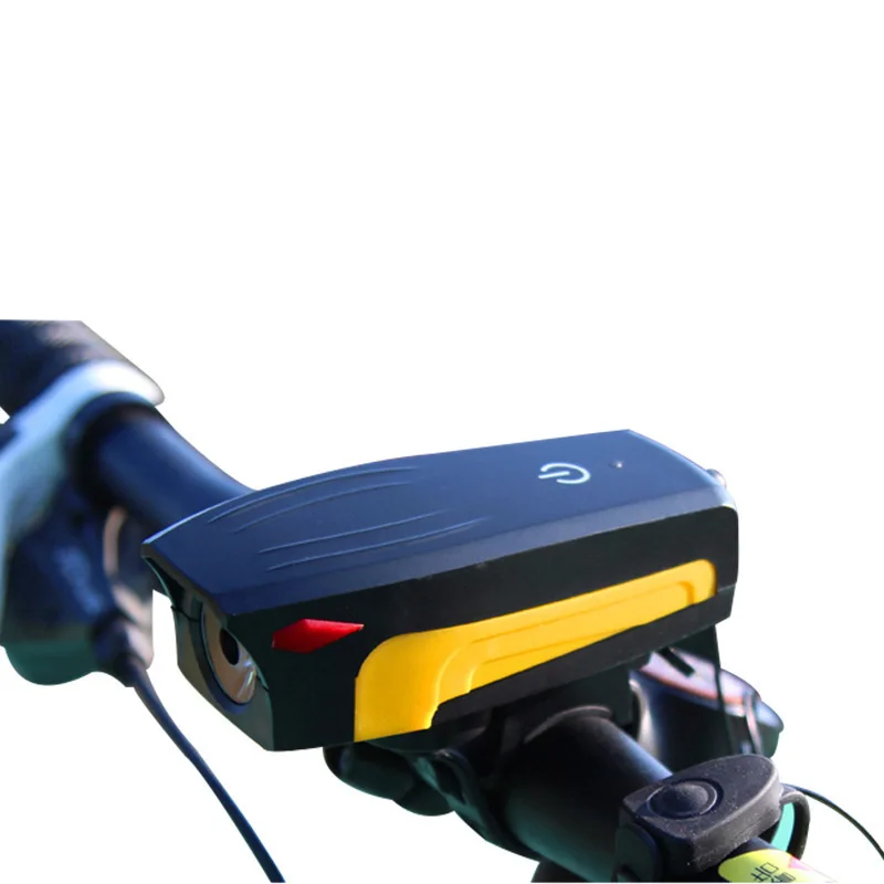 

Riding Equipment Accessories Usb Charging Bicycle Touch Horn Light Led Electric Bell, Yellow, green, pink, red, blue, white
