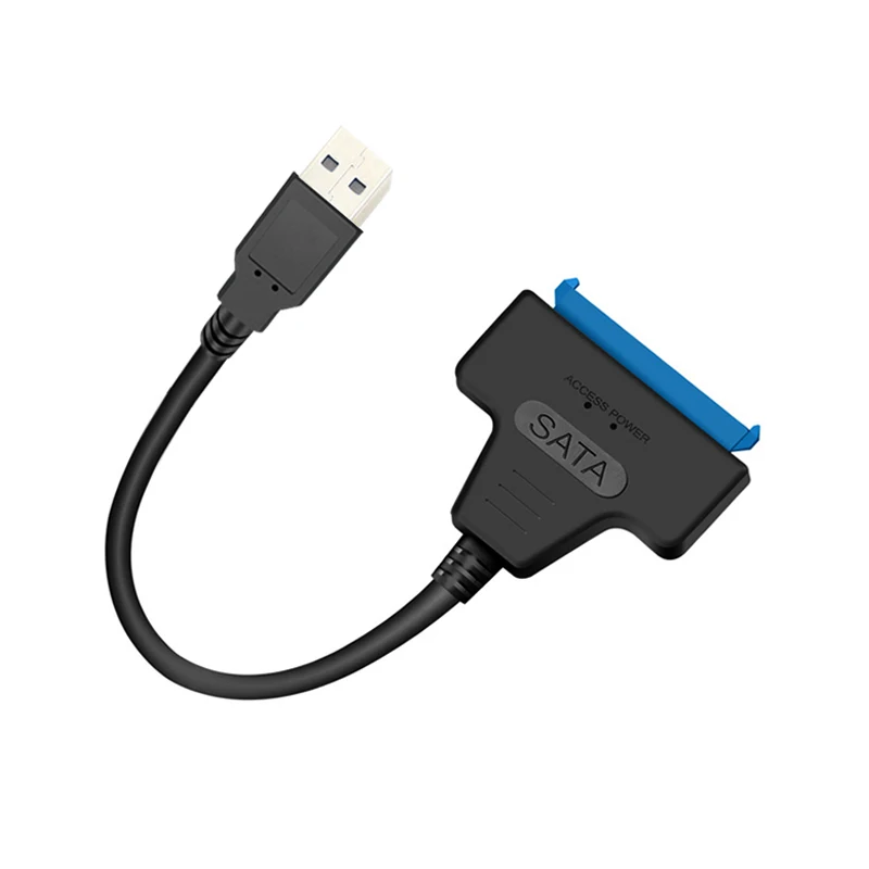 

USB 2.0 To 2.5" SSD HDD External Hard Drive Adapter Cable USB 2.0 III Hard Drive Adapter Cable Case