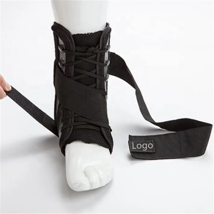 

Compression Lace Up Ankle Sleeve Foot Support Stabilizer Sprained Adjustable Leg Splint