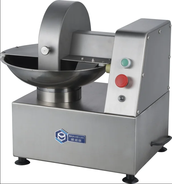
Cheaper price stainless steel meat bowl cutter 5L small bowl cutter meat bowl chopper for sausage vegetable dumpling stuffings 