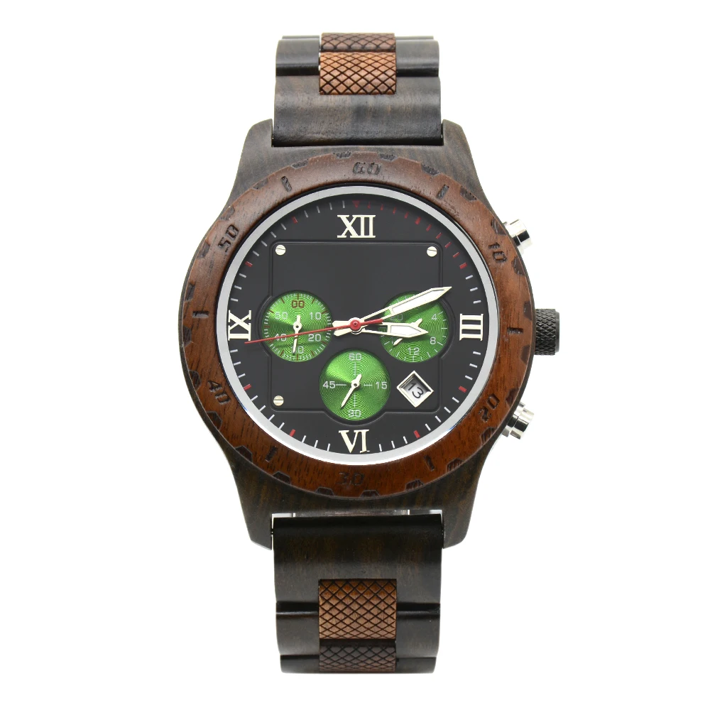 

Chronograph Watch Wholesale Price Wood Bamboo watch