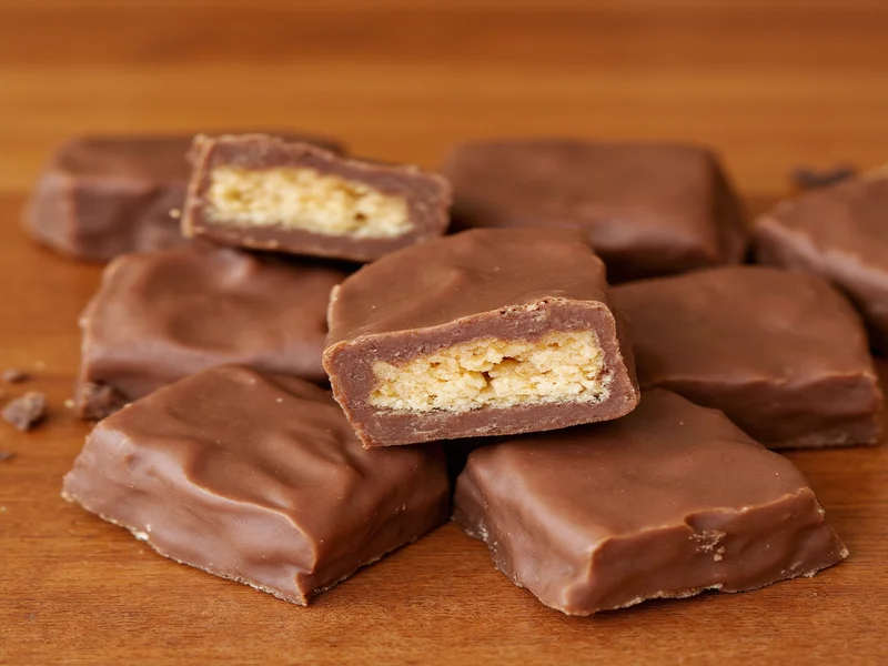 homemade twix candy bars