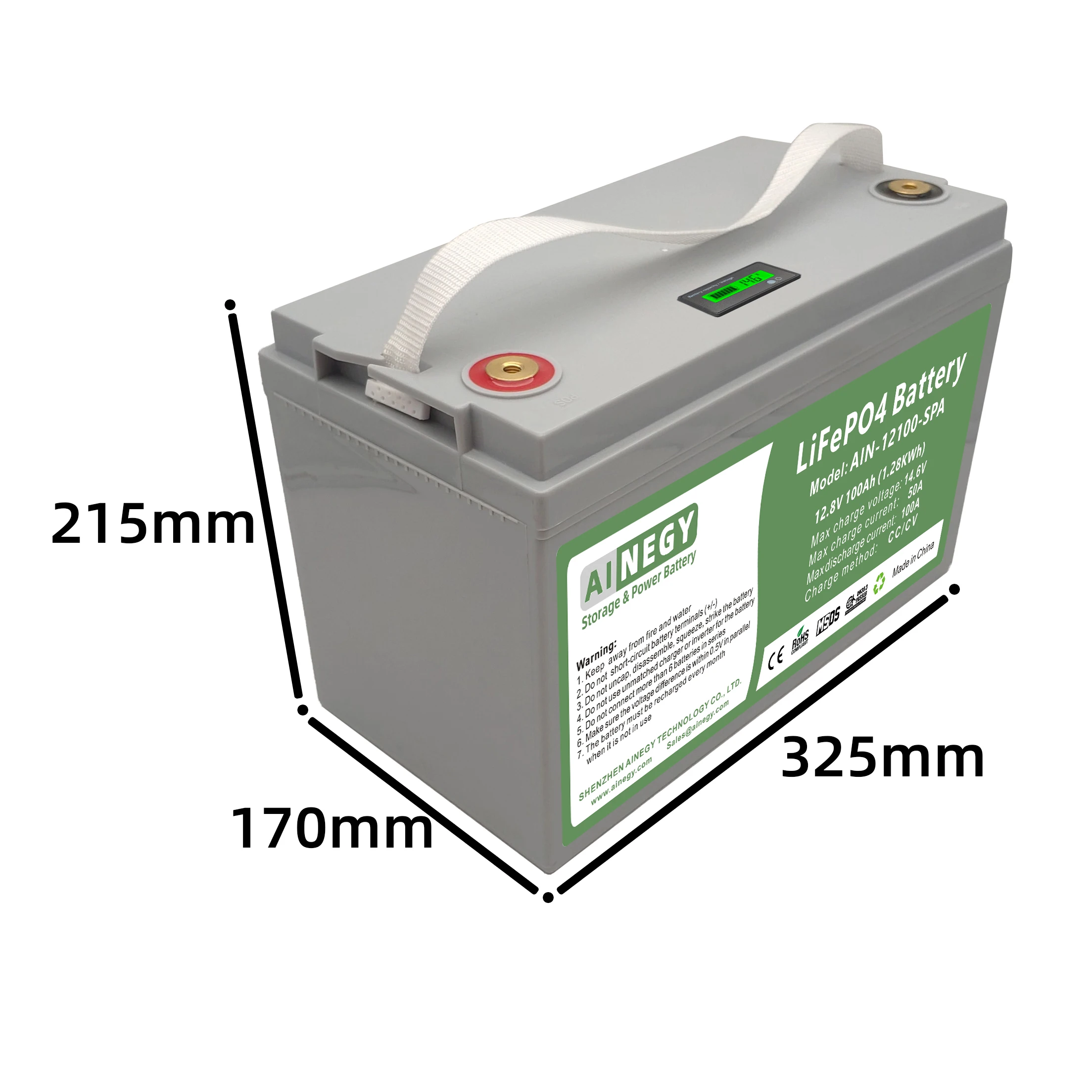 ess solar pv lifepo4 lithium li-ion battery 12v