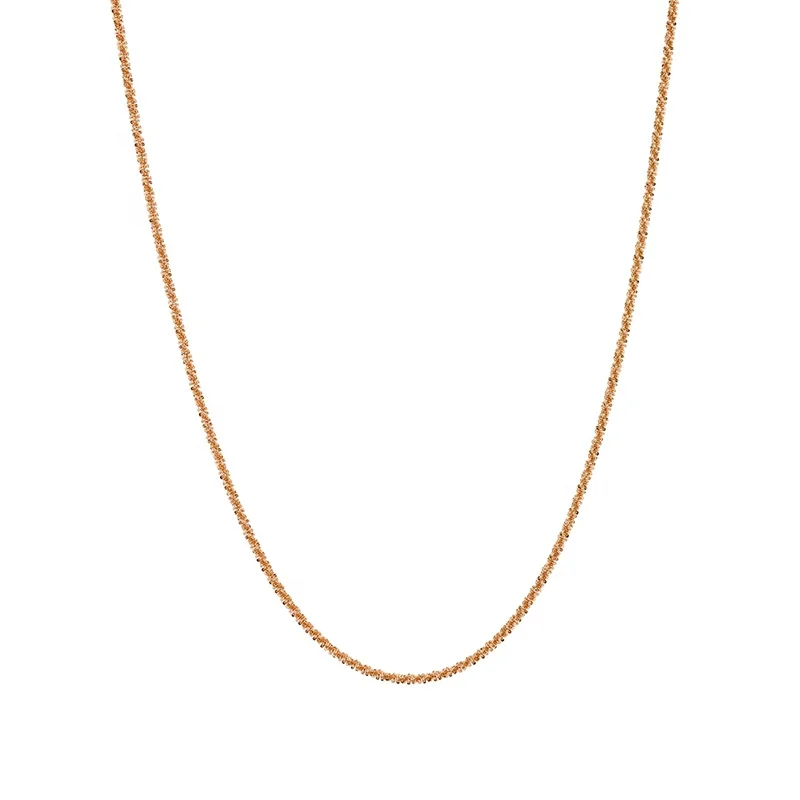 

QIANZUYIN Manufacturers Wholesale Selling Woman 18k Gold Jewelry Fine Thin Chain Necklace