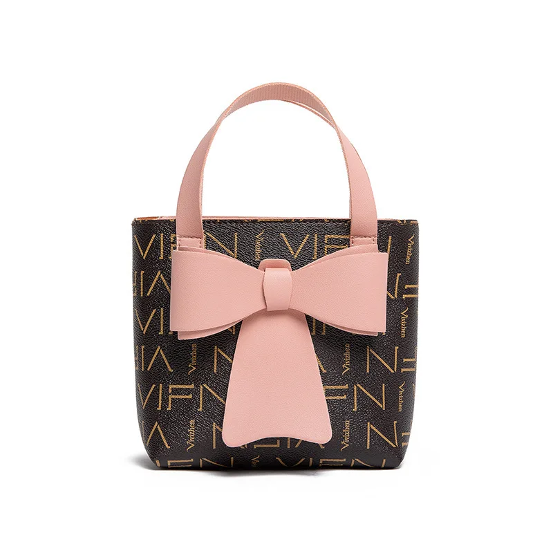 

New style Korean letter printing fashion bucket bag ladies one-shoulder diagonal bag, As the picture