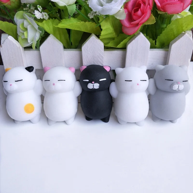 
Amazon hot selling mini toys animal anti stress reliever kawaii mochi squishy tpr toy 