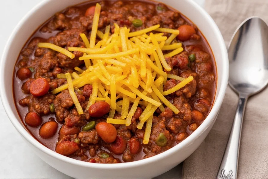 Family enjoying chili together